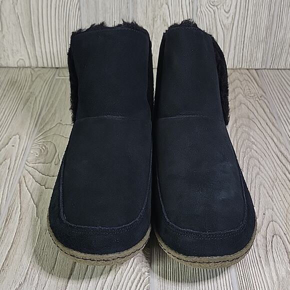 Sorel Nakiska Black Suede Ankle Bootie Womens Size 10 NEW - Picture 4 of 13